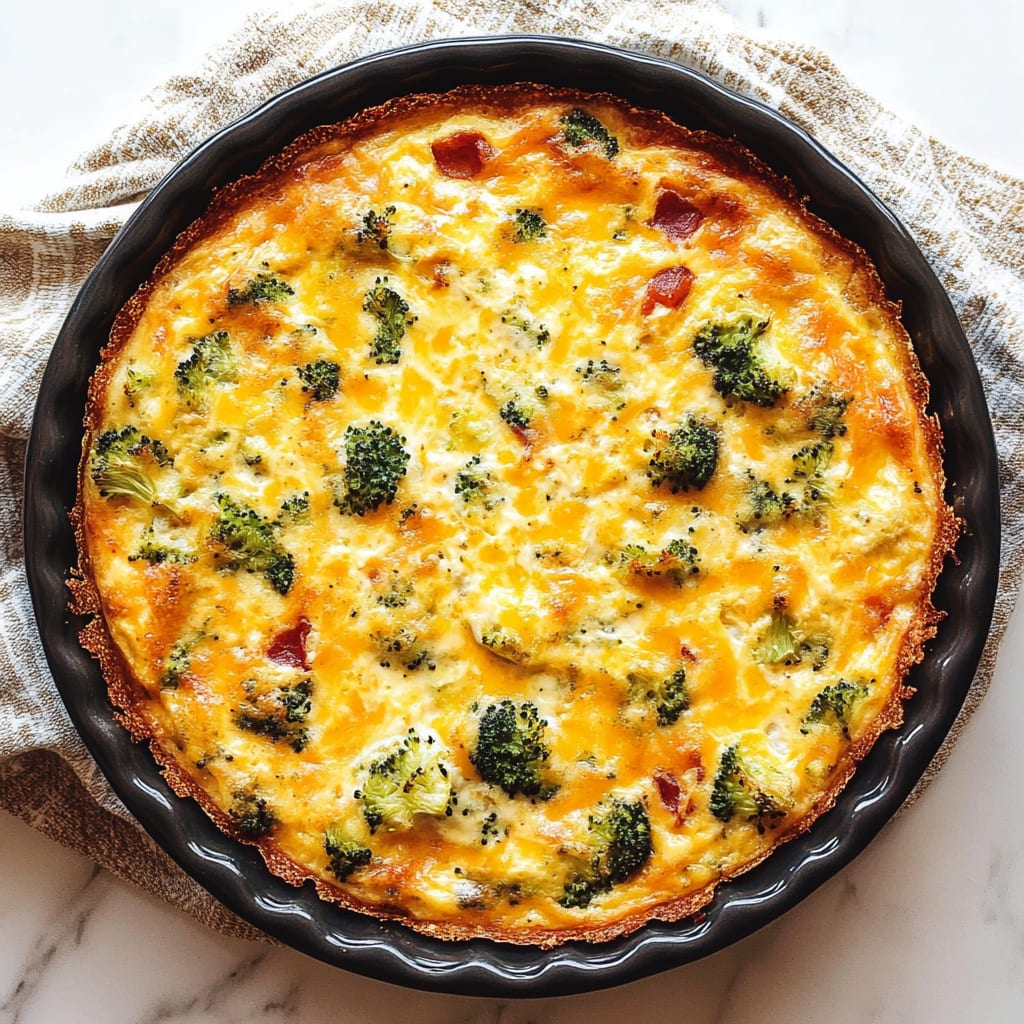 Broccoli Crustless Quiche