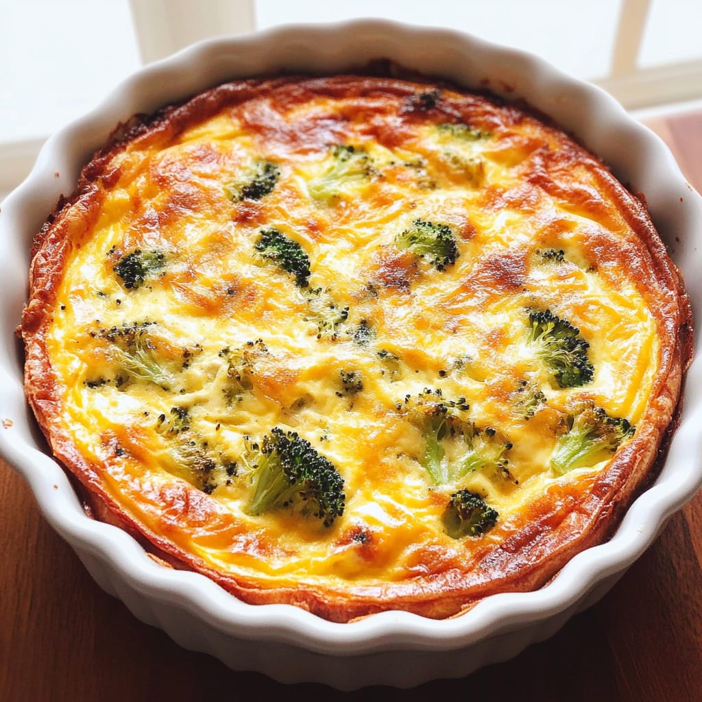 Broccoli Crustless Quiche
