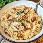 Creamy Tuscan Chicken Orzo