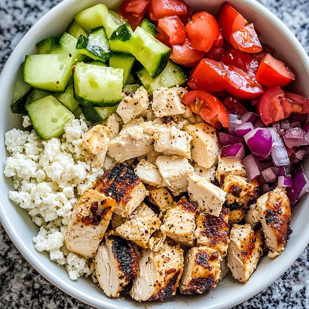 Healthy Greek Chicken Bowl