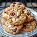 Oatmeal Cranberry White Chocolate Chip Cookies