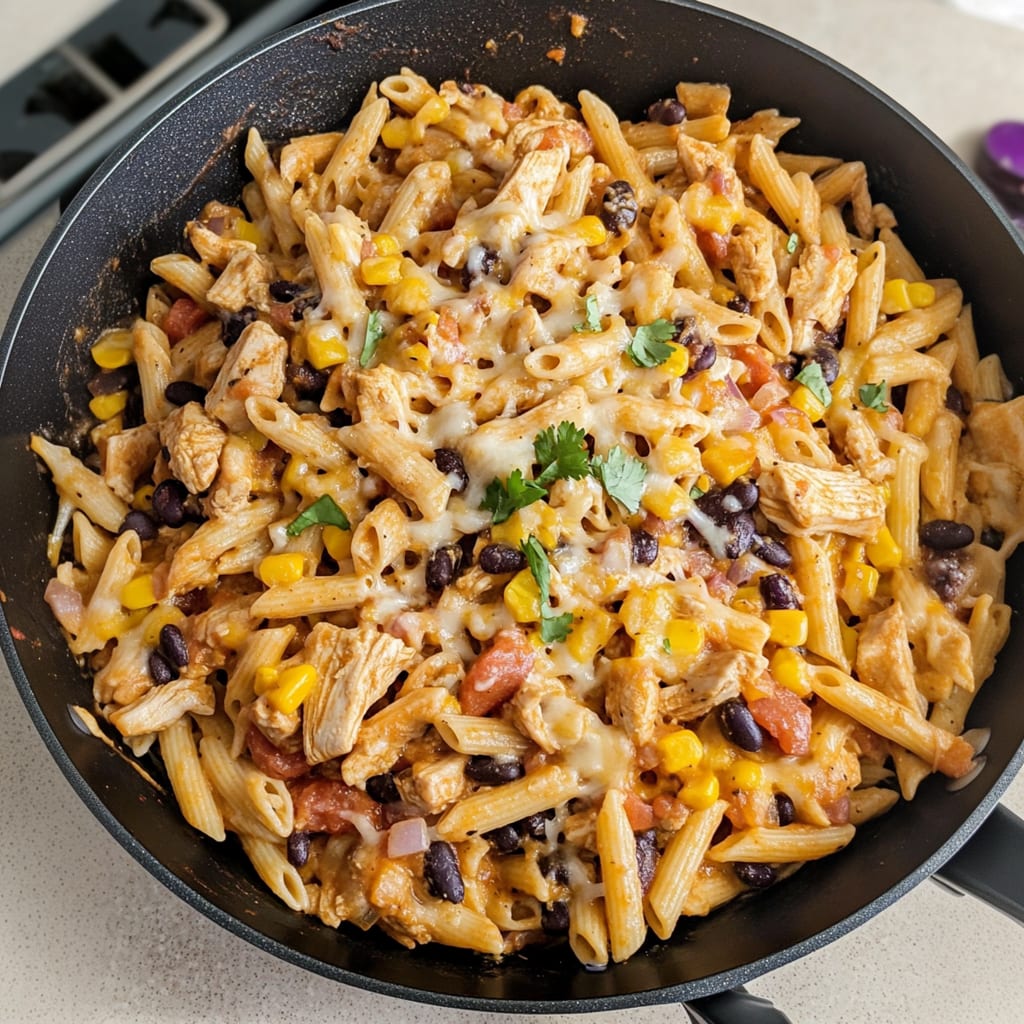 Southwest Chicken Pasta Skillet