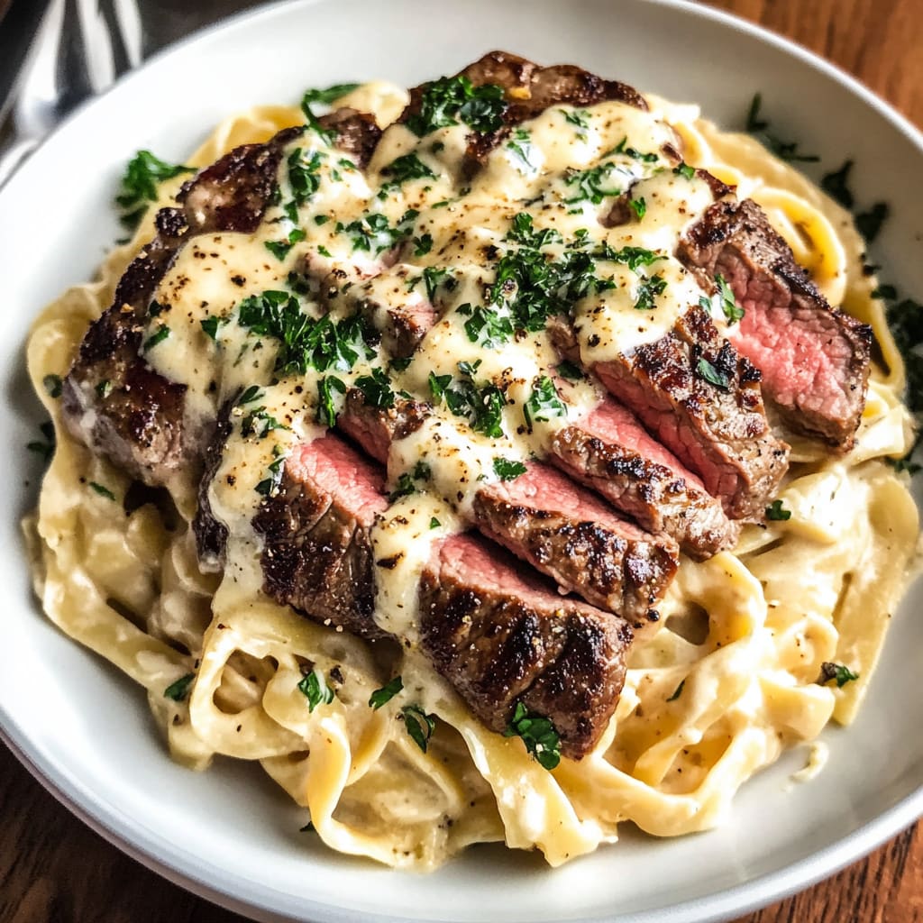 Steak Alfredo