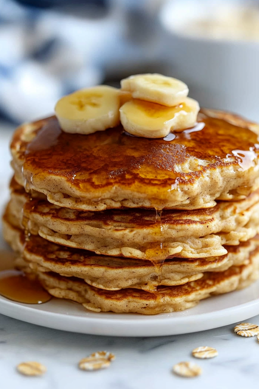Easy Oatmeal Pancakes