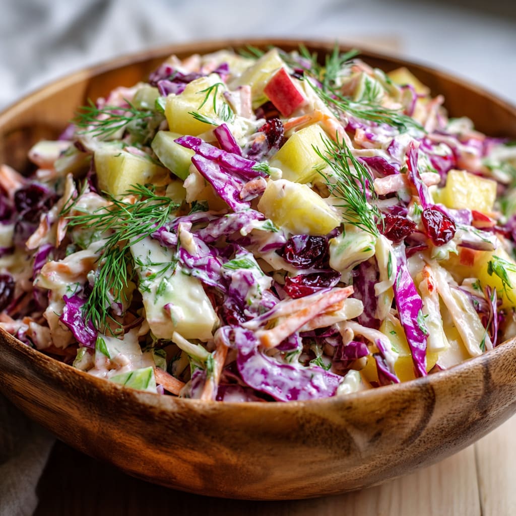 Cranberry Apple Coleslaw