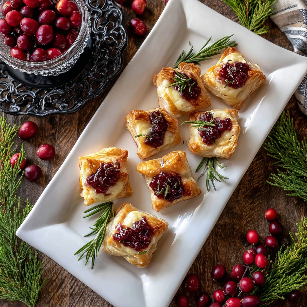 Cranberry Brie Bites