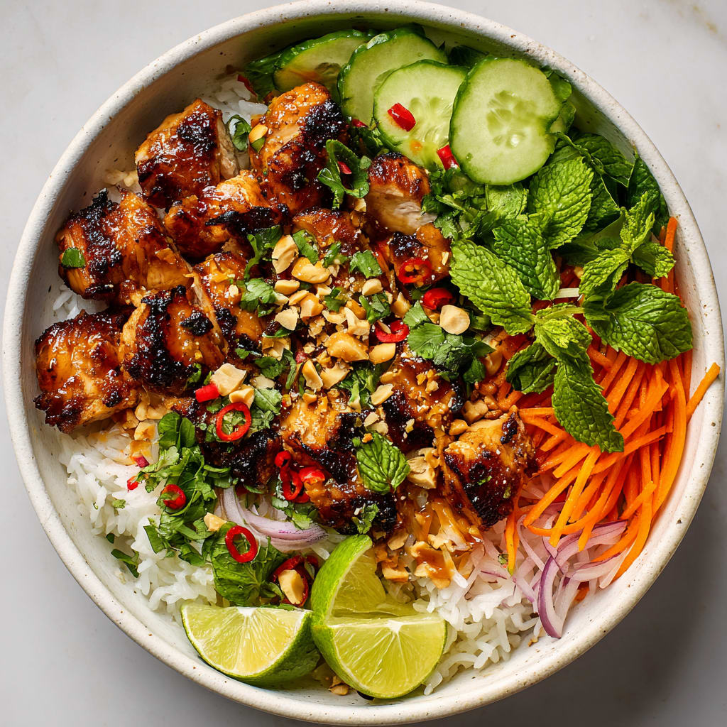 Easy Chicken Satay Bowl Recipe