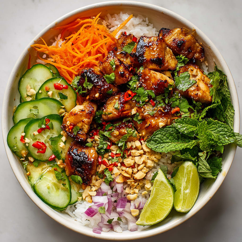 Easy Chicken Satay Bowl Recipe