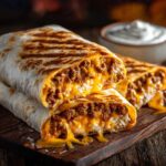 Easy Grilled Cheese Burrito