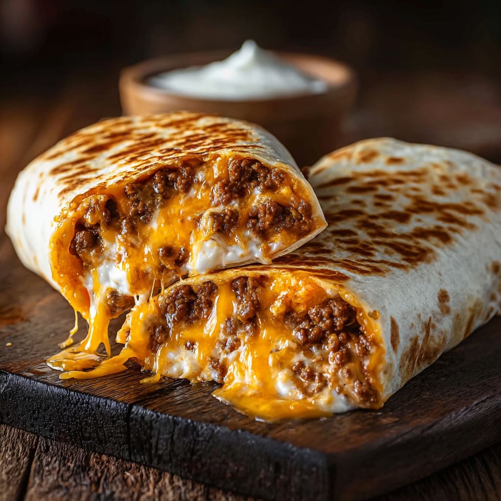 Easy Grilled Cheese Burrito