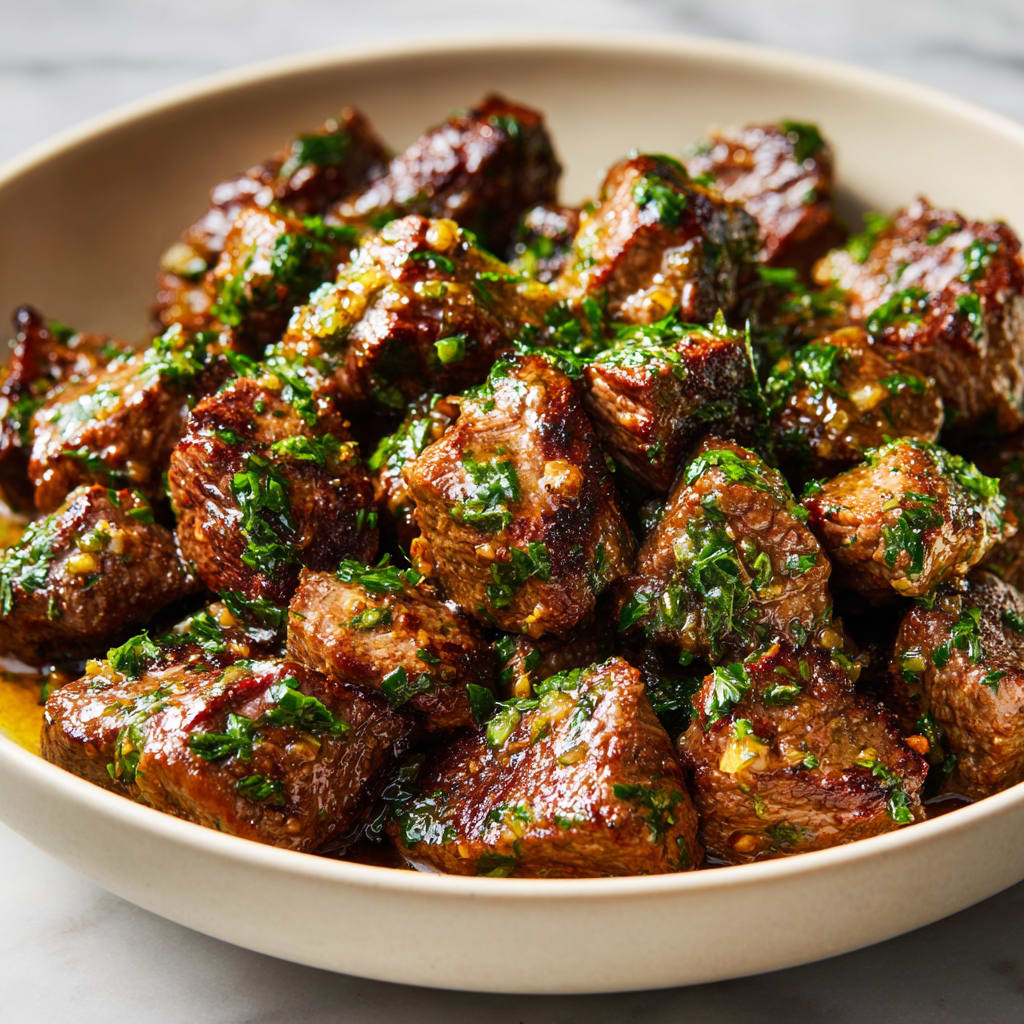 Garlic Butter Steak Bites