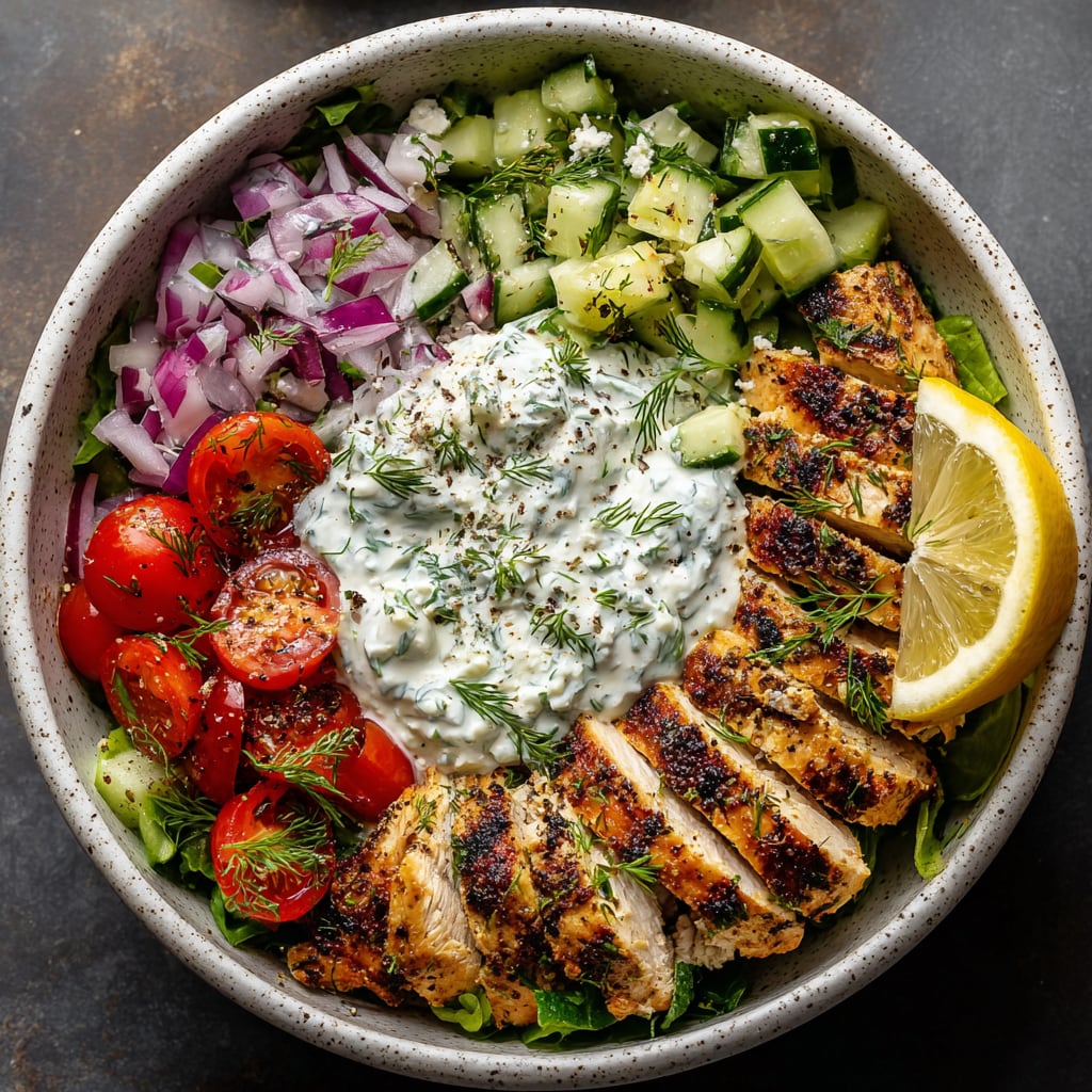 Greek Chicken Bowls