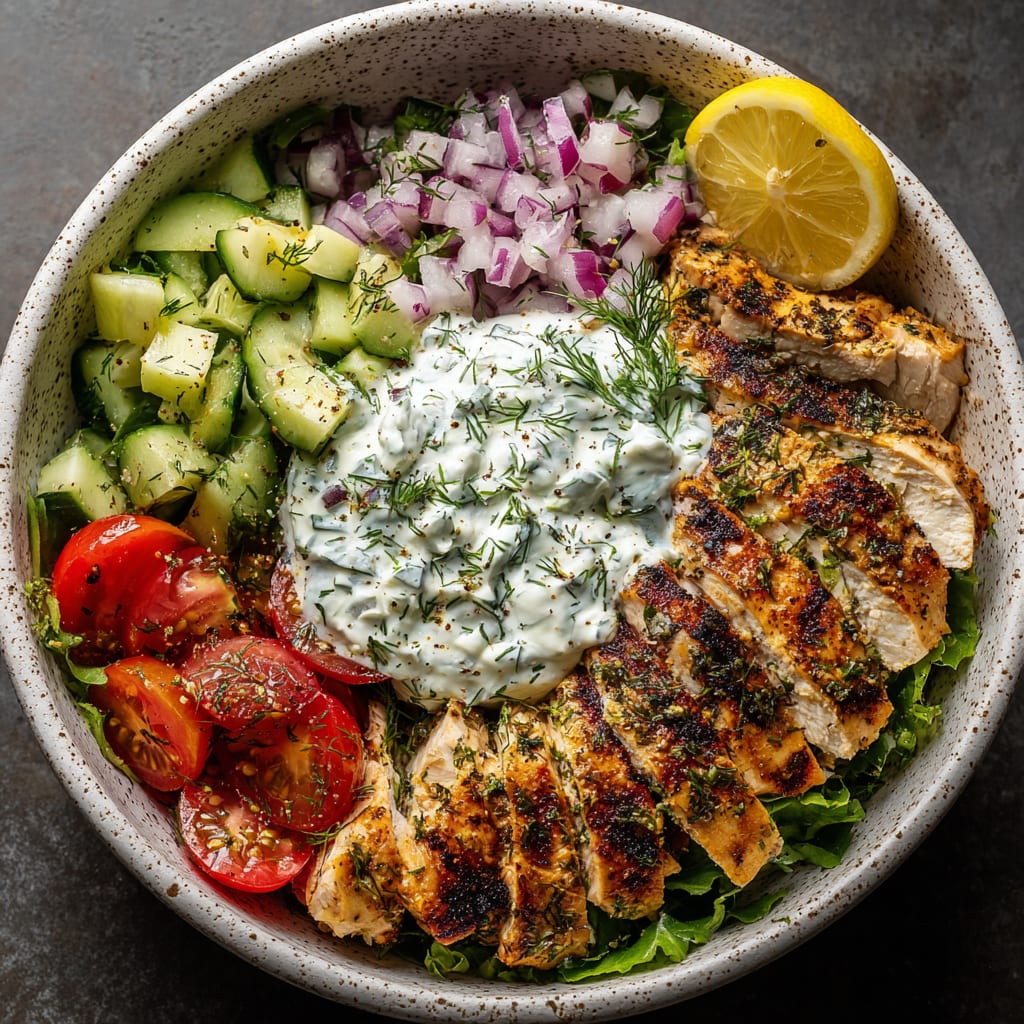 Greek Chicken Bowls