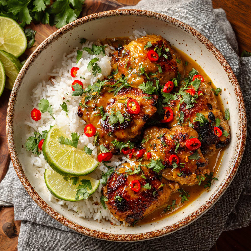 Irresistible Thai Peanut Chicken