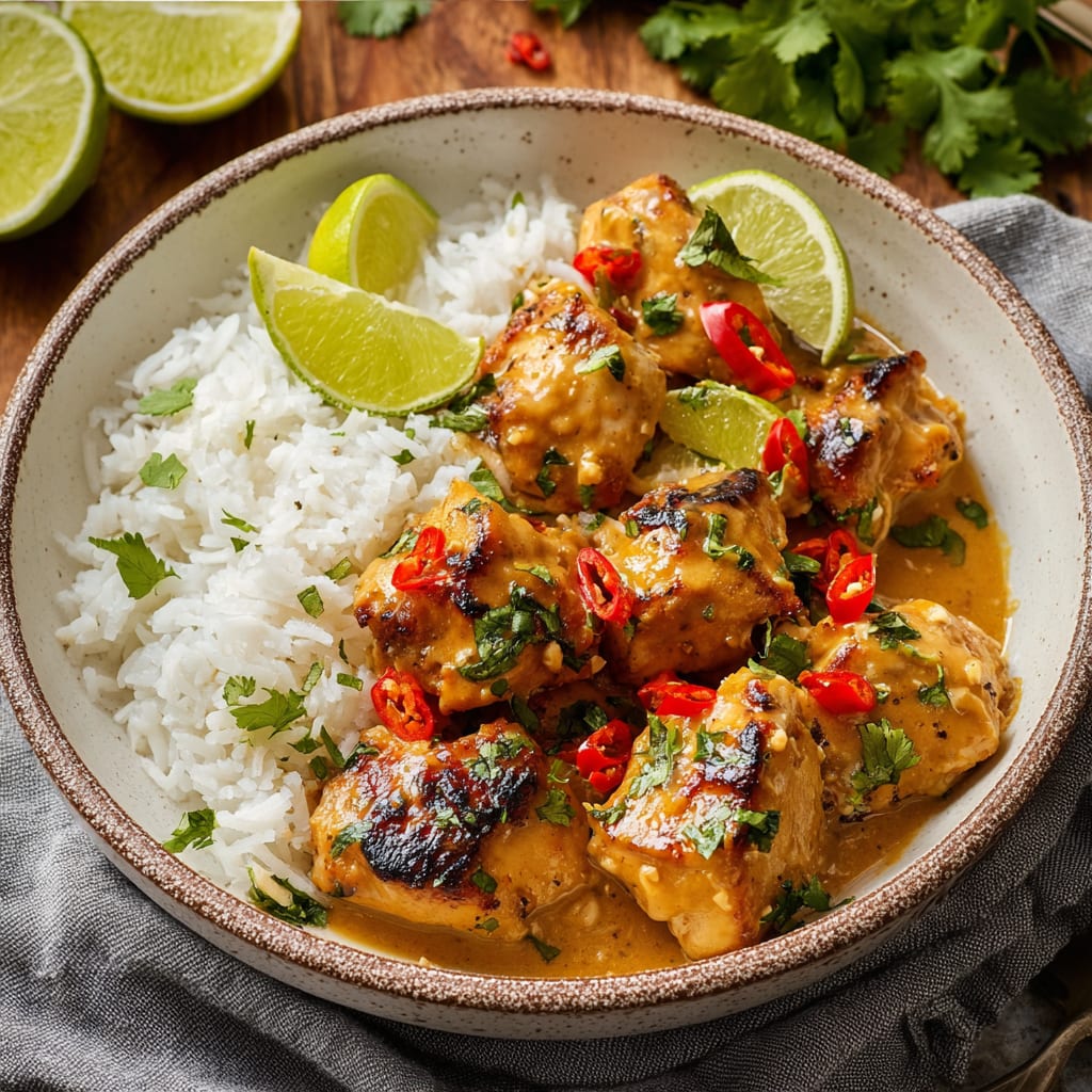 Irresistible Thai Peanut Chicken