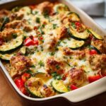 Mediterranean Chicken Zucchini Bake Recipe