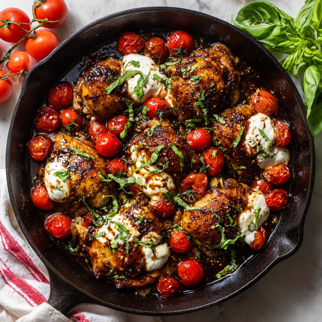 One Pan Balsamic Chicken