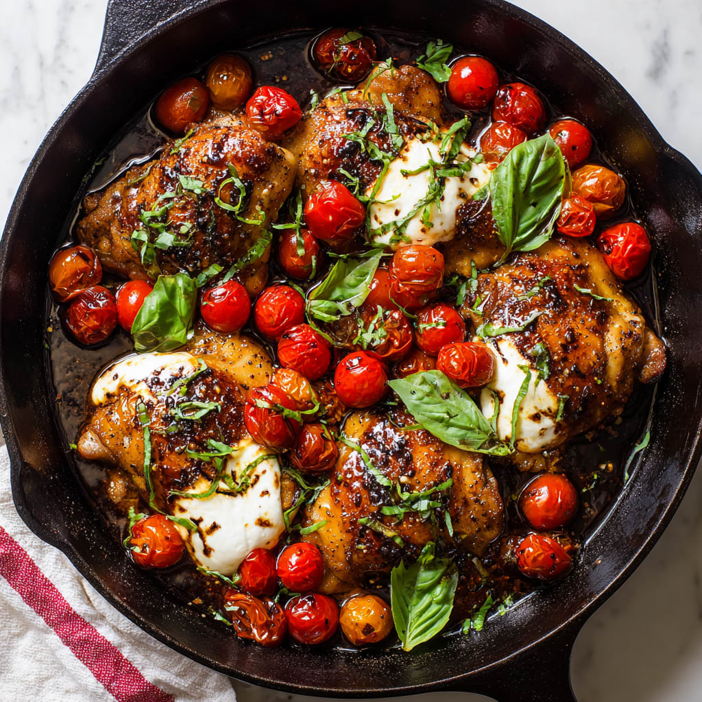 One Pan Balsamic Chicken