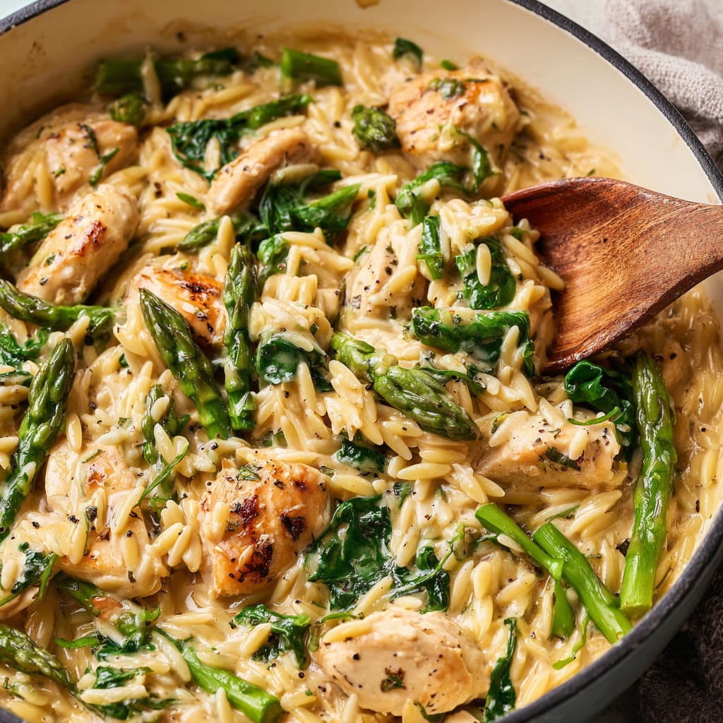 One Pot Chicken Orzo