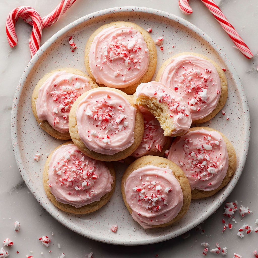 Peppermint Meltaway Cookies