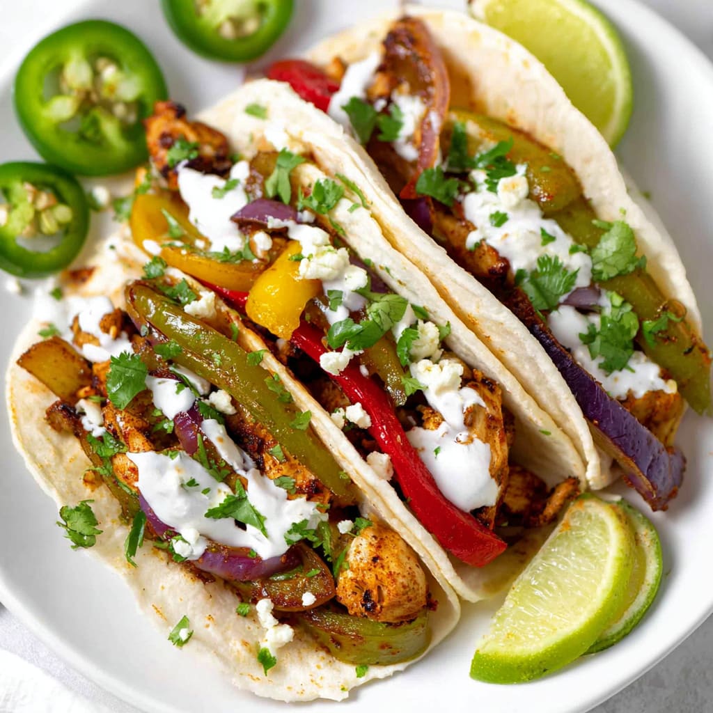 Sheet Pan Chicken Fajitas