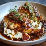 Slow Cooker Chicken with Fig Jam and Goat Cheese