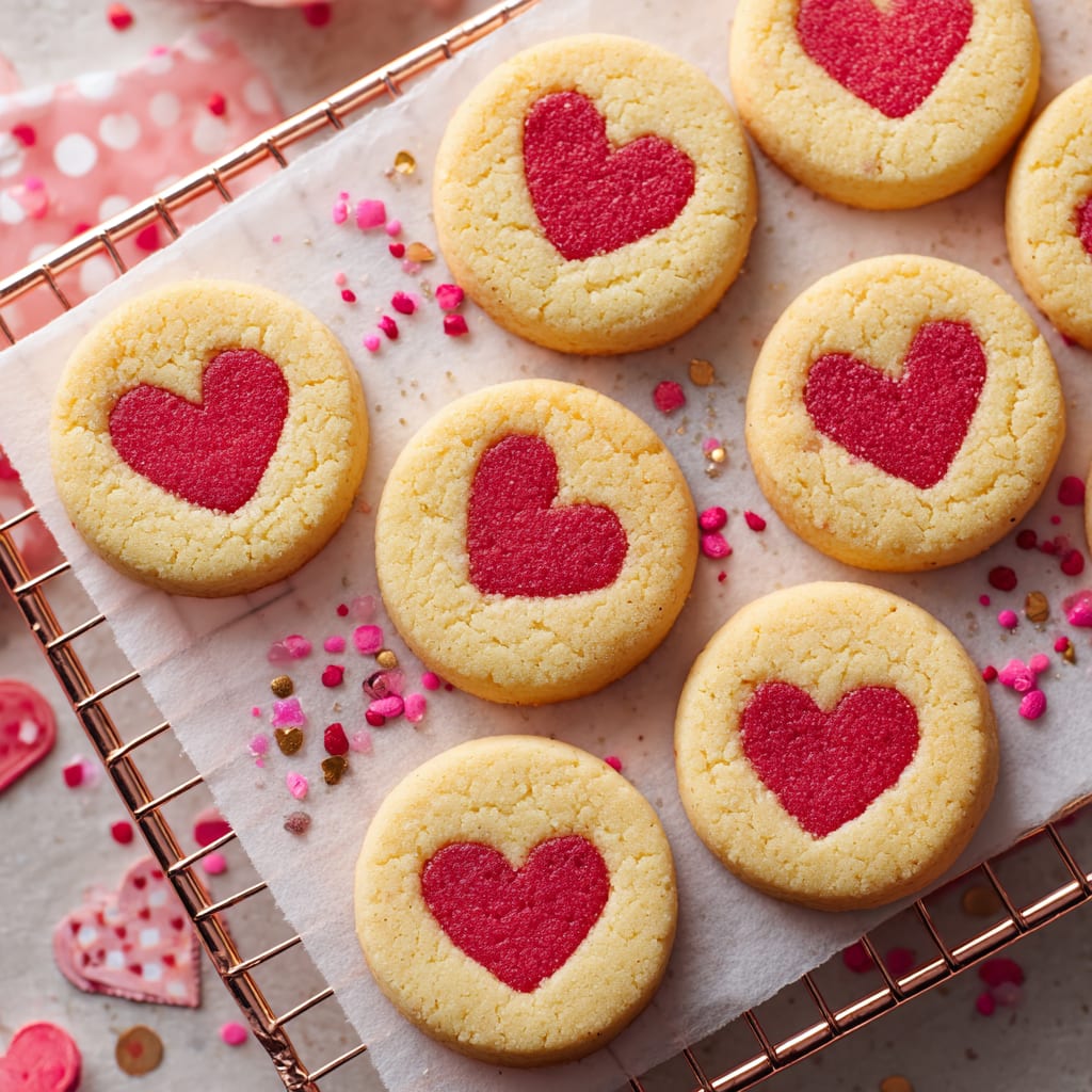 Valentines Day Slice and Bake Cookies