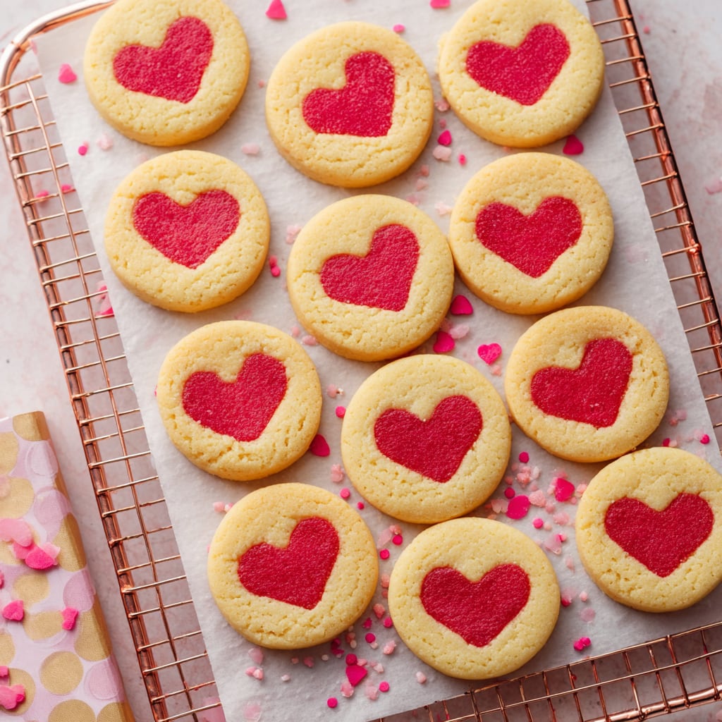 Valentines Day Slice and Bake Cookies
