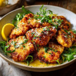 Zesty Lemon Pecorino Crispy Chicken