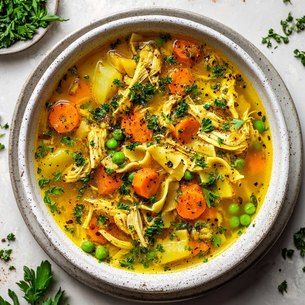 Anti Inflammatory Turmeric Chicken Soup