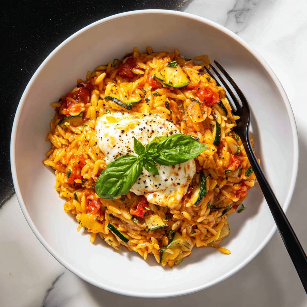 Baked Vegan Orzo Recipe