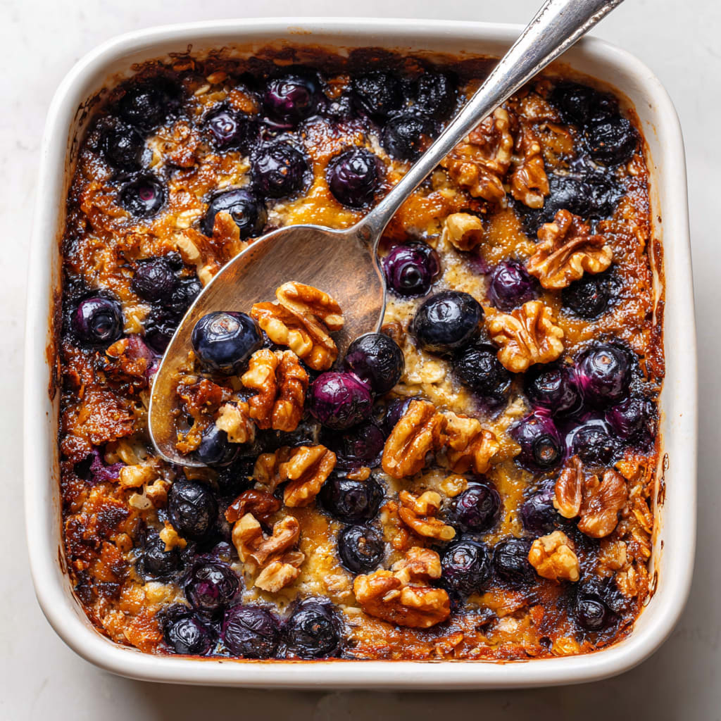 Blueberry Baked Oatmeal