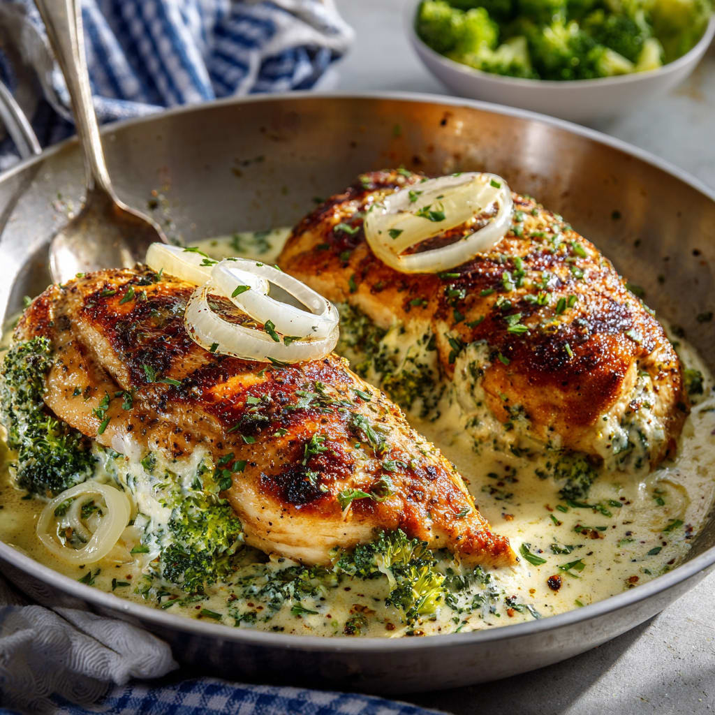 Broccoli Stuffed Chicken Breast