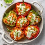 Buffalo Chicken Stuffed Peppers