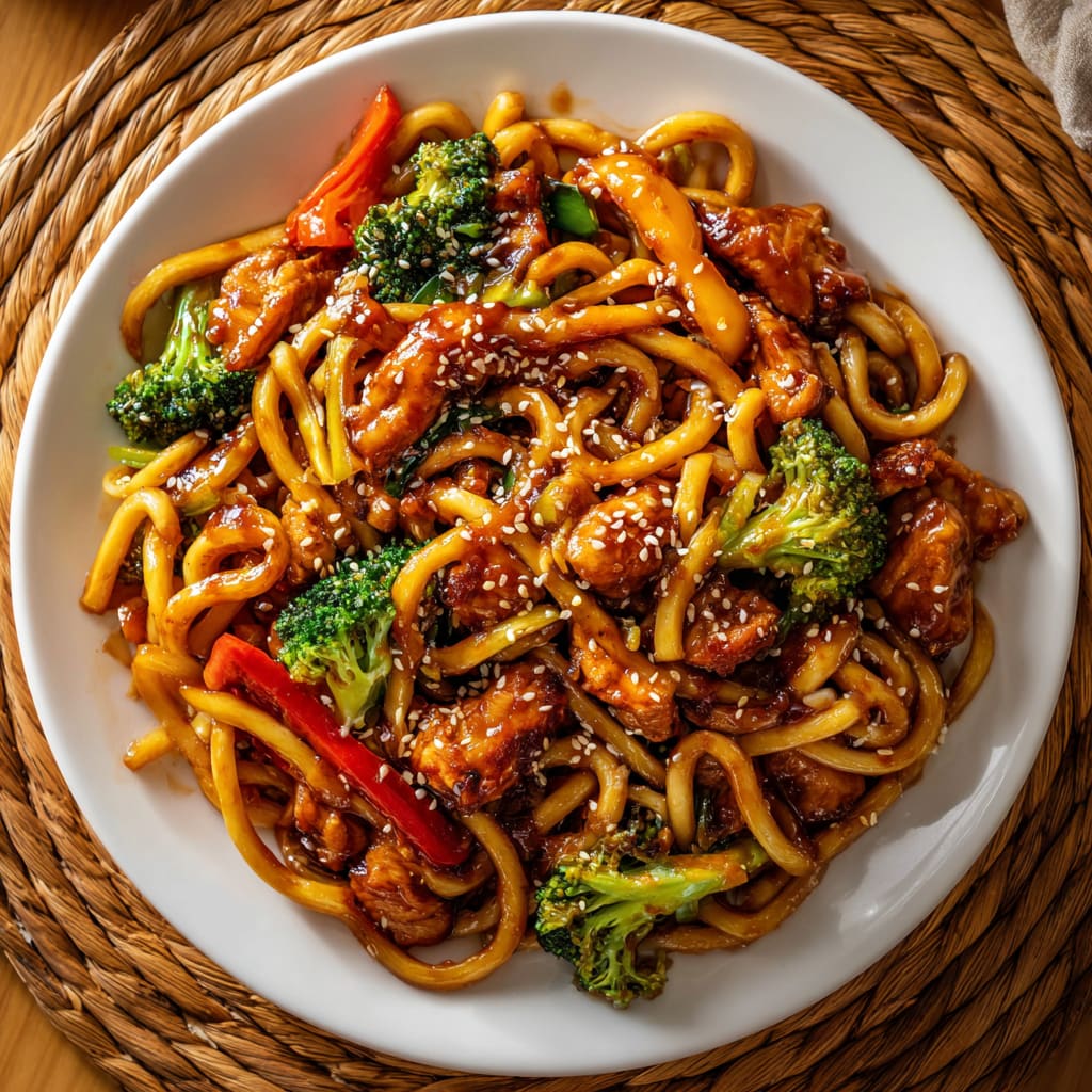 Chicken Teriyaki Noodles