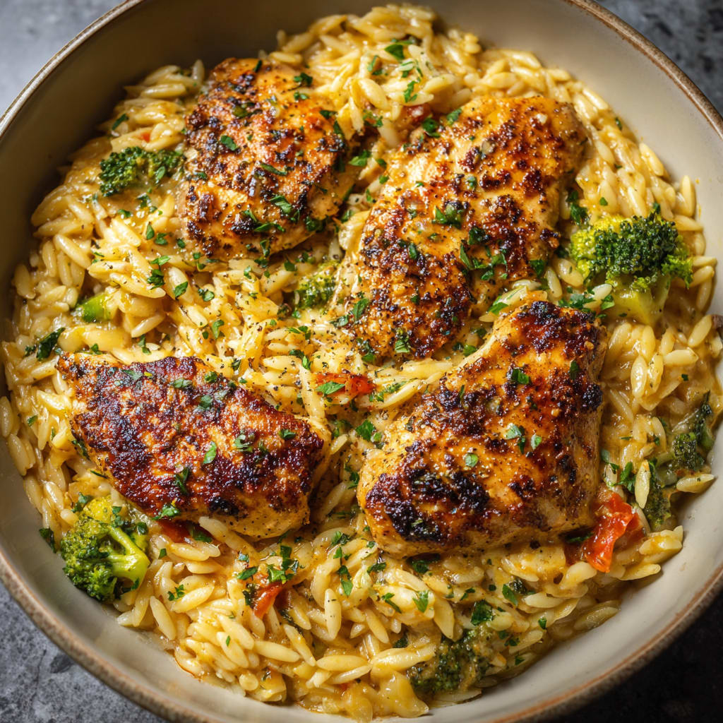 Chicken and Orzo