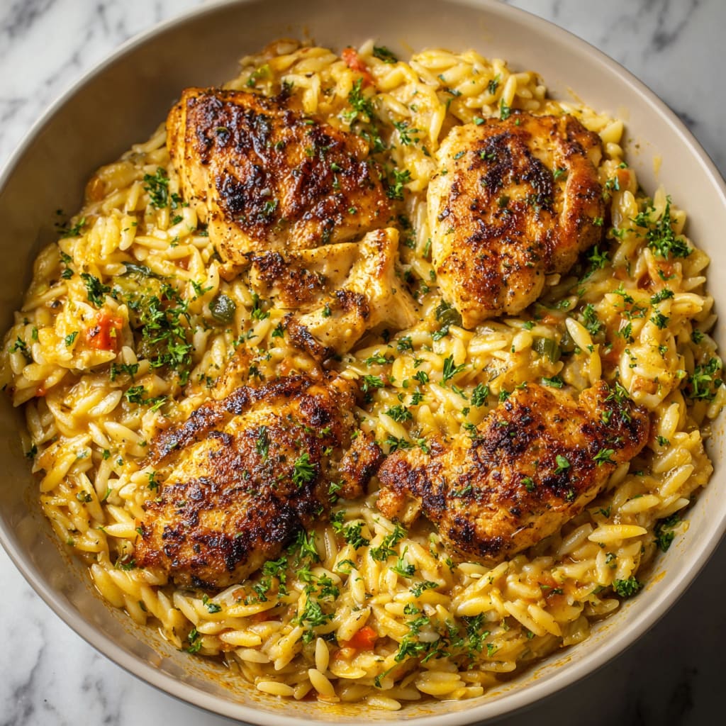 Chicken and Orzo