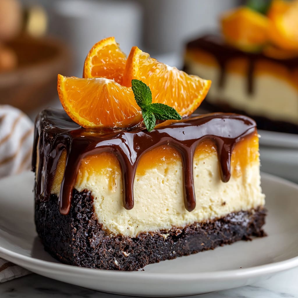 Chocolate Orange Cheesecake