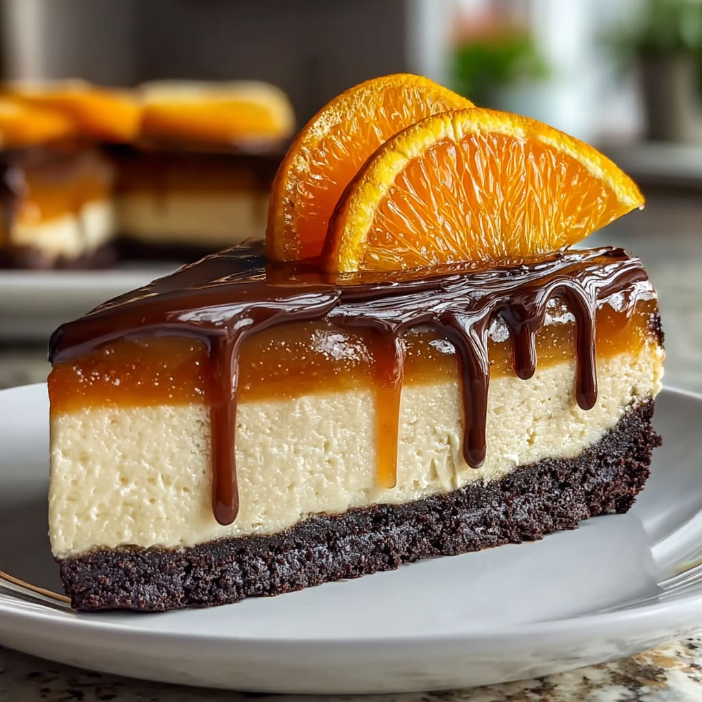 Chocolate Orange Cheesecake