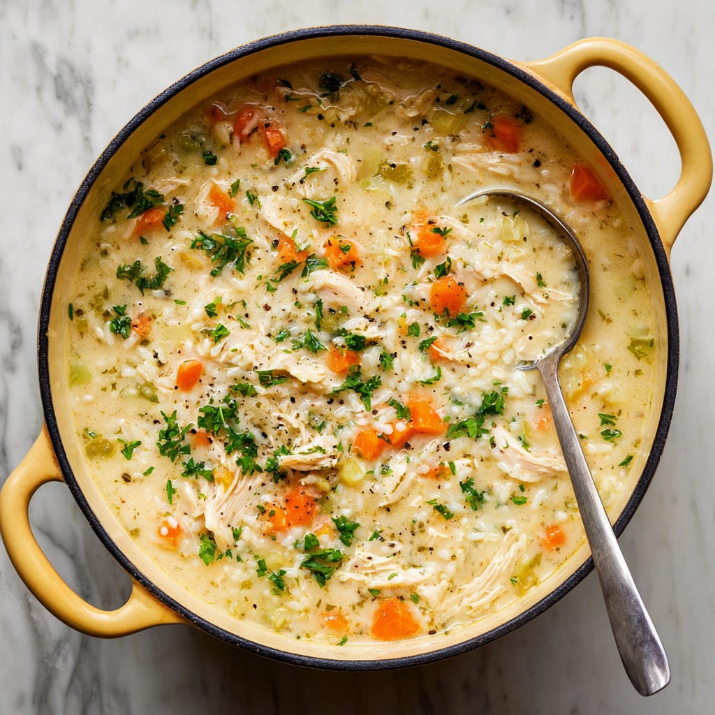 Creamy Chicken and Rice Soup