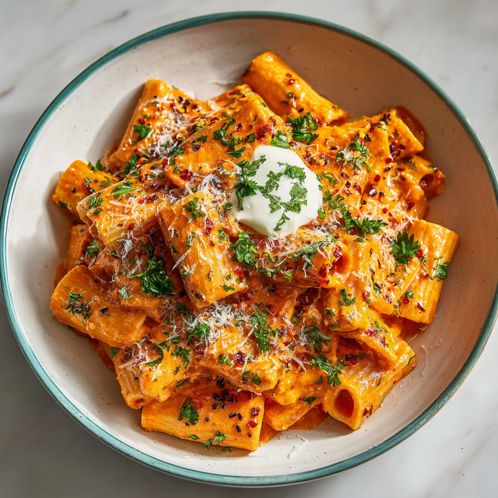 Creamy Tomato Garlic Pasta Recipe