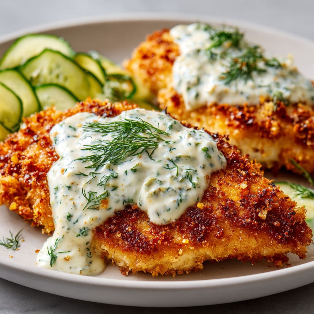 Crispy Dill Pickle Parmesan Chicken