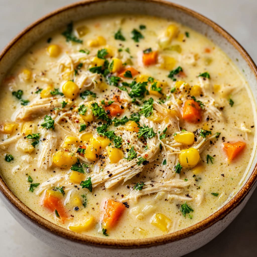 Crockpot Chicken Corn Chowder