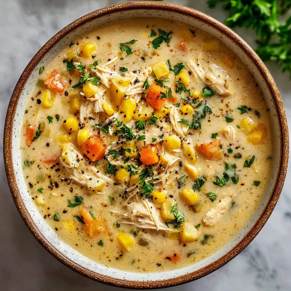 Crockpot Chicken Corn Chowder