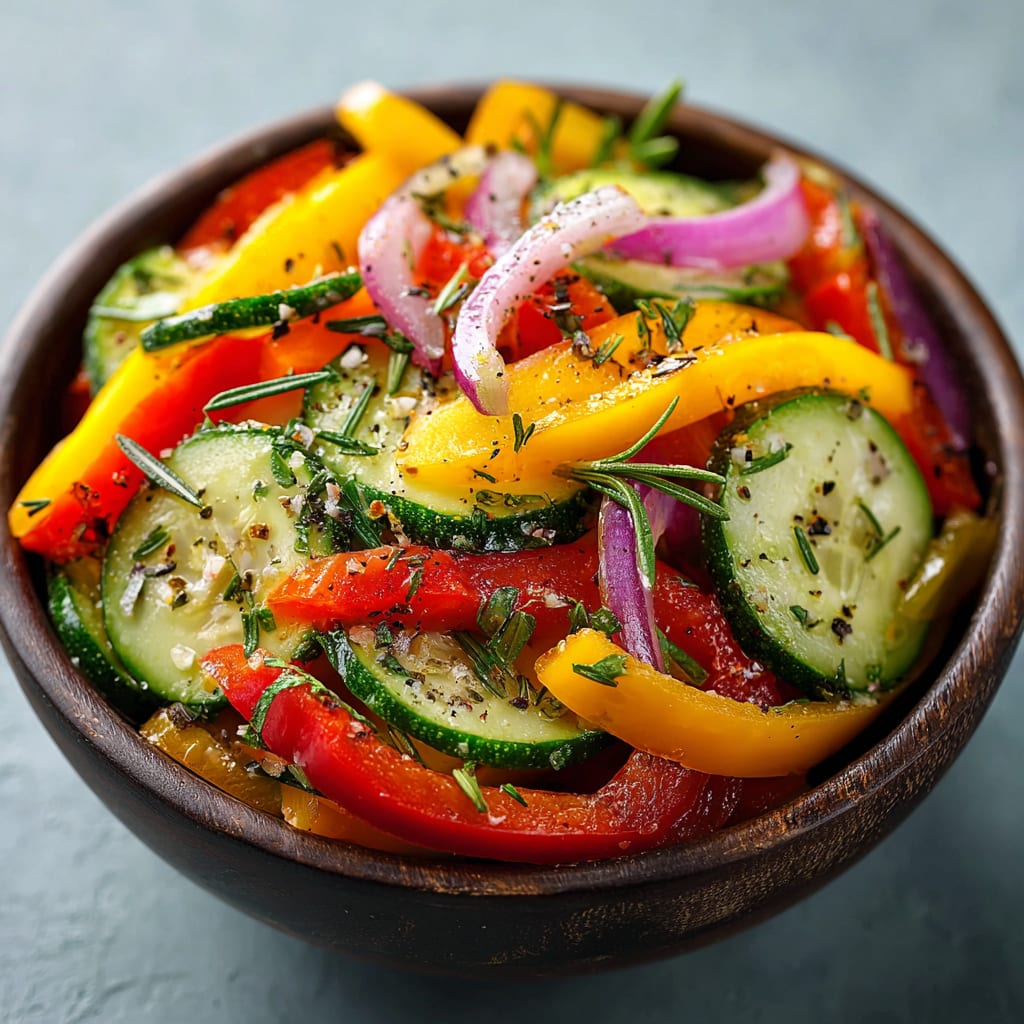 Cucumber Sweet Pepper Salad