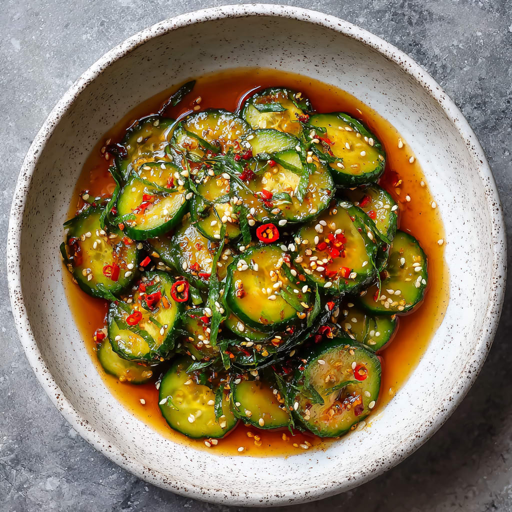 Easy Asian Cucumber Salad