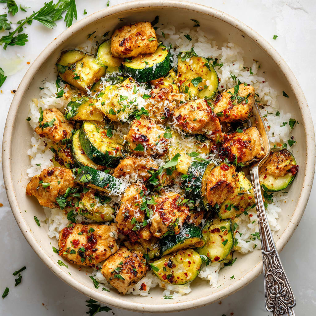 Easy Baked Chicken and Zucchini Recipe