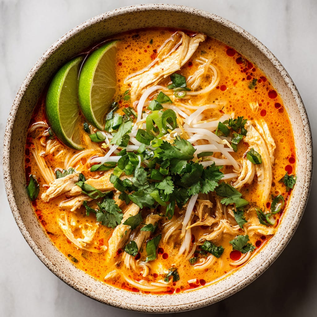 Easy Thai Chicken Curry Soup