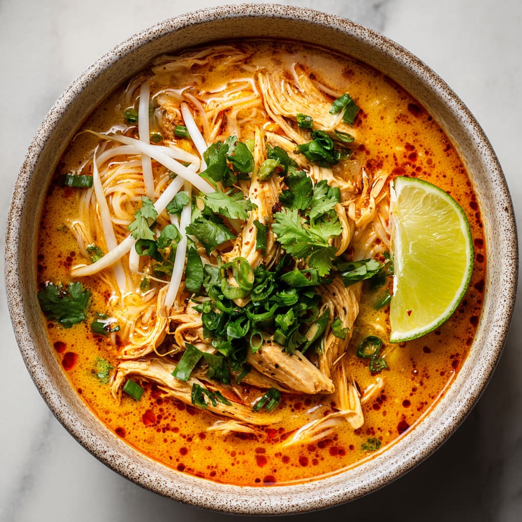 Easy Thai Chicken Curry Soup