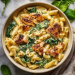 Healthy Garlic Parmesan Chicken Pasta Recipe